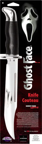 Vista 2 de Fun World Accesorio oficial de disfraz de cuchillo Bowie con licencia oficial de Ghost Face