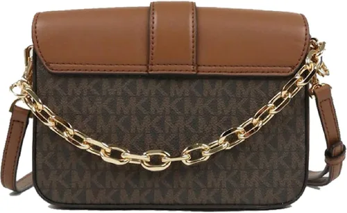 Vista 4 de Michael Kors Carmen - Bolso pequeño convertible con solapa