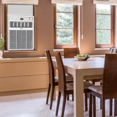 Vista 6 de Perfect Aire 10,000 BTU Aire Acondicionado con panel deslizante para ventana A/C - Modelo de apertura, 10000, Gris