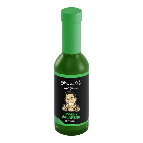 Vista 10 de Steve-O's Salsa Bangin' Buffalo Salsa cremosa y picante roja para alas, barbacoa, verduras, hamburguesas y huevos 5 fl oz