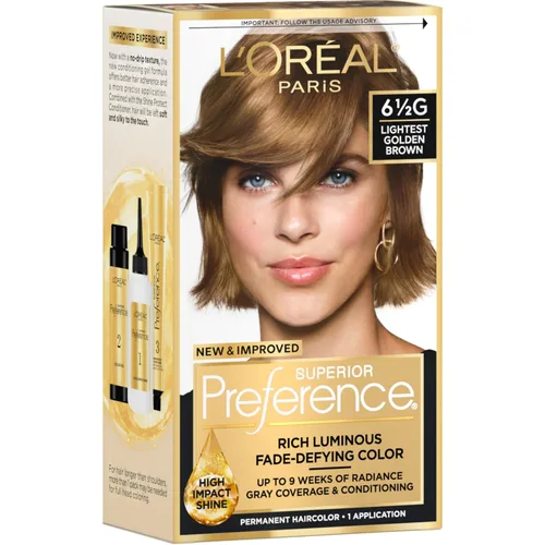 Vista 46 de L'Oreal Paris Superior Preference - Tinte permanente luminoso que desafía la decoloración para el cabello, tinte para el cabello hasta 9 semanas