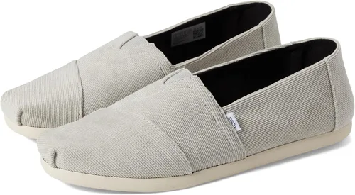 Vista 3 de Toms Alpargata de algodón reciclado de lona para hombre" gris (Drizzle Grey)