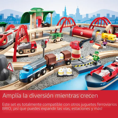 Vista 6 de Juego de ferrocarril de lujo Brio 33052