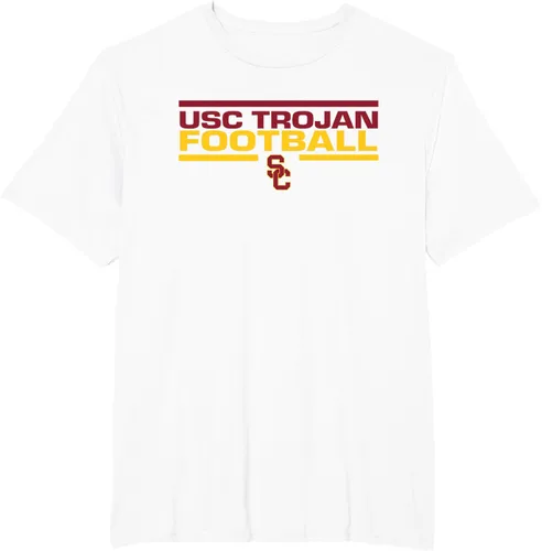 Vista 10 de Camiseta con licencia oficial de USC Trojans Football Tackle, Negro
