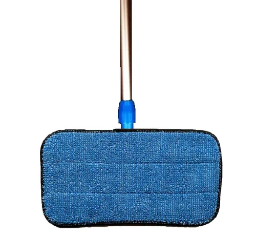 Vista 4 de Real Clean Recambios de microfibra de 10 pulgadas para mopa húmeda y seca para marcos de mopa de 9 a 10 pulgadas (paquete de 6)