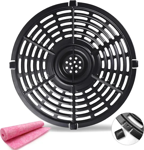 Vista 13 de Sartén para freidora de aire de 8 cuartos de galón para freidora de aire PowerXL Vortex Pro Plus, bandeja antiadherente prémium para freidora