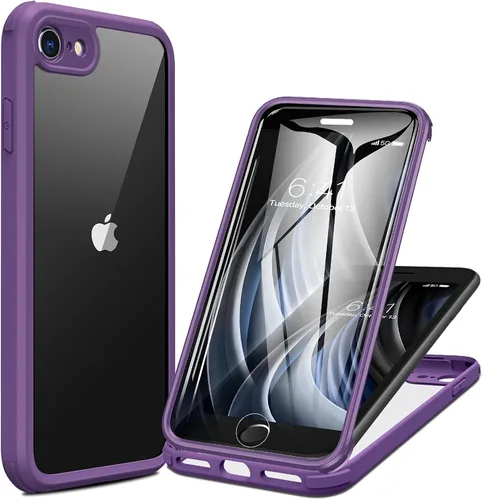 Vista 84 de Miracase - Funda magnética para iPhone 13 Pro Max de 6.7 pulgadas (compatible con MagSafe), transparente, completo, protector de pantalla de vidrio