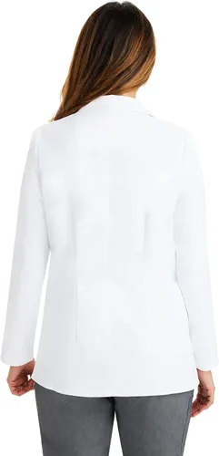 Vista 2 de Healing Hands White Lab Coat 5 Pocket 5160 Flo Full Sleeve Women's Consult Lab Coat The White Coat Minimalist Collection