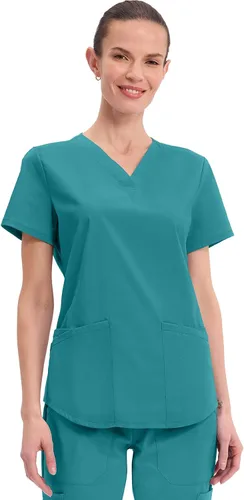 Vista 8 de CHEROKEE Workwear Profesionales cuello en V Negro