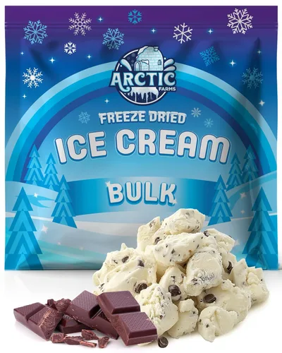 Vista 46 de Arctic Farms Trozos de Helado Liofilizado Empaquetados y en Caja - No se Derrite (1 libra, S'mores)