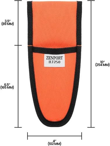 Vista 5 de Zenport HJ250 Pruner - Clip para cinturón, color rojo
