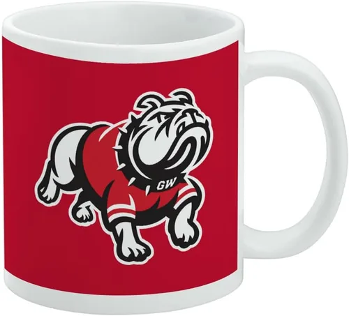 Vista 252 de Taza de cerámica con el logotipo principal de la Universidad Rider, taza de regalo novedosa para café, té y bebidas calientes, 11oz, blanca