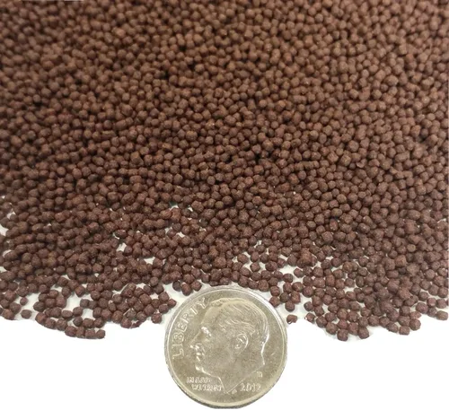 Vista 3 de Pellets flotantes de gusano negro de 0.039 in con potenciadores de color y vitaminas. Ideal para todos los peces tropicales, peces marinos