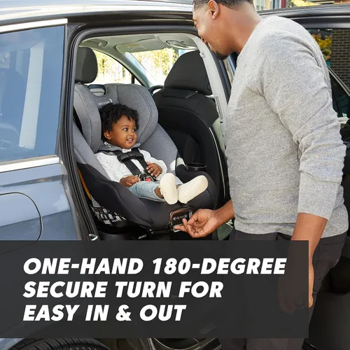 Vista 2 de Baby Jogger City Turn Asiento de Automóvil Convertible y Giratorio, Negro Ónix - Se Adapta desde Recién Nacido hasta Niño Pequeño con Modos