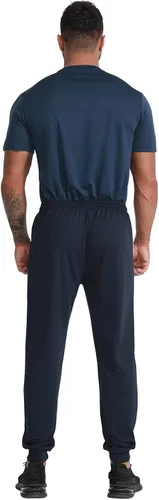 Vista 4 de RPOVIG Pantalones deportivos para correr y entrenar pantalones deportivos para hombre con bolsillos, juego de 3 piezas para correr, gimnasio