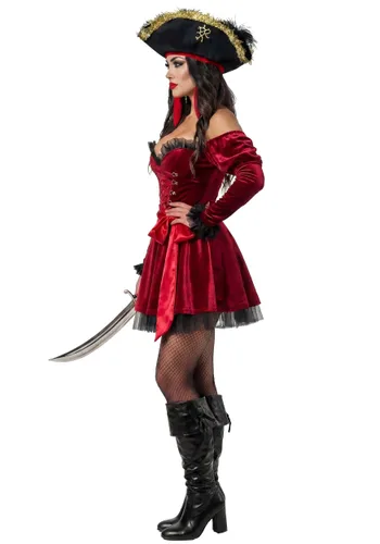 Vista 9 de Disfraz de Pirata Sexy para Mujer Multicolor
