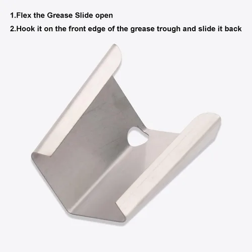 Vista 4 de Grease Slide Mod para plancha Blackstone de 36 pulgadas - Acero inoxidable