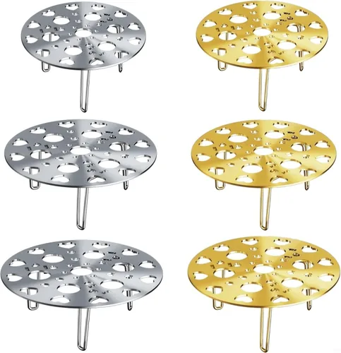 Vista 3 de Stainless Steel Steamer Rack Adjustable Dishwasher Safe