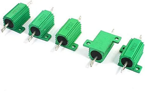 Vista 8 de Resistencia bobinada 10W 100 Ohm 5% Resistencias de carcasa de aluminio - 5pcs