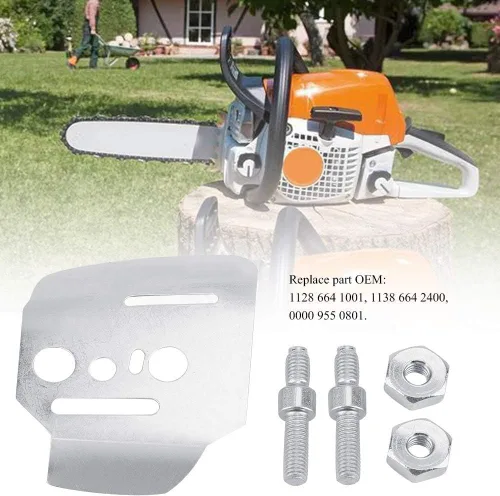 Vista 3 de TOPINCN Placa lateral Collar Tornillo Tuerca Stud Mental Hexágono Motosierra Piezas Herramientas Accesorios de Reemplazo Ajuste para MS441 MS460