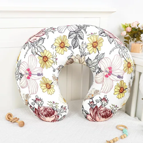 Vista 4 de Funda de almohada de lactancia, funda de almohada elástica para lactancia materna para bebés, niñas, suave y ajustada para funda de almohada