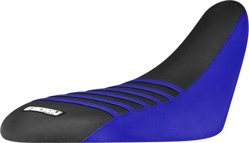 Vista 14 de Enjoy Mfg Funda de asiento - Compatible con Yamaha Raptor 700 700R 2006-2024#193 (Todo negro/costillas azules)