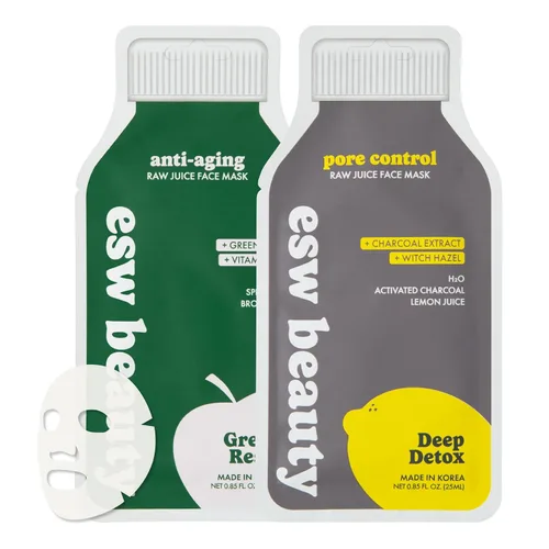 Vista 22 de ESW Beauty Deep Detox - Máscara Facial de Jugo Crudo para Control de Poros - Clarificante con Carbón Activado, Jugo de Limón y H2O para Piel Prone