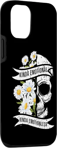 Vista 3 de iPhone 14 Un poco emocional caso de salud mental sin emociones