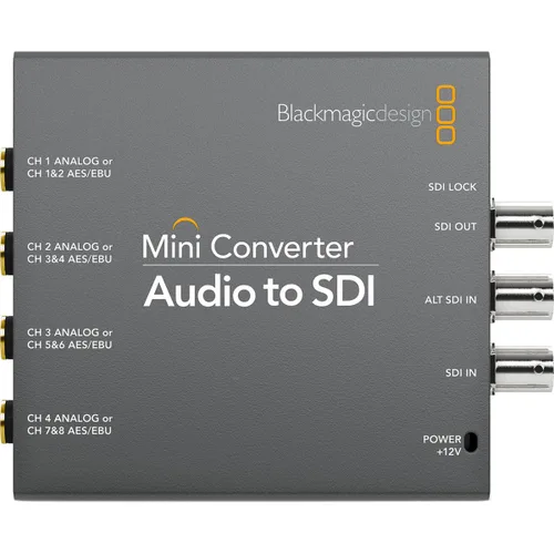Vista 2 de Blackmagic Design Mini convertidor de audio a SDI 2