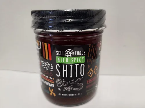 Vista 12 de Shito Sauce 3 sabores/Condimento de mariscos/salsa de chile (picante medio, 8 oz)