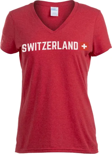 Vista 52 de Nations of the World - Camiseta con cuello en V para mujer