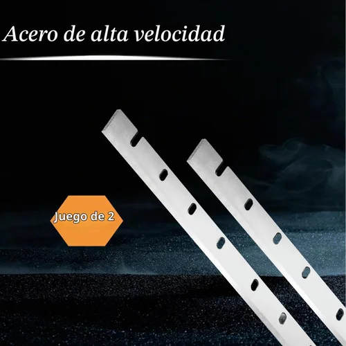 Vista 5 de HSS - Juego de 2 cuchillas cepilladoras para DW733 de 12-1/2 pulgadas (DW7332) tratadas térmicamente, doble cara