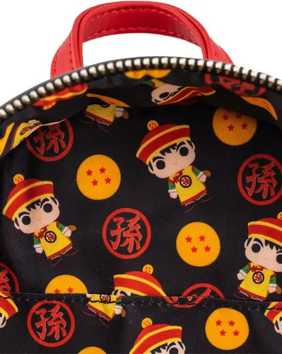 Vista 4 de Loungefly POP Dragon Ball Z Gohan Piccolo - Bolso de hombro con doble correa para mujer