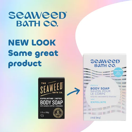 Vista 2 de Barra de jabón desintoxicante anticelulitis The Seaweed Bath Co.