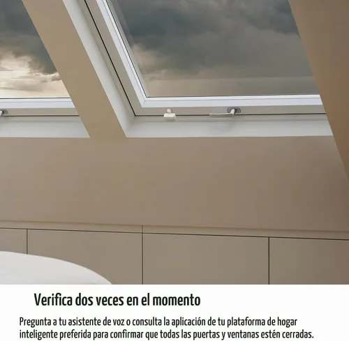Vista 5 de Eve Puerta y Ventana (Matter) Paquete de 3 – Sensor de Contacto Inteligente para Puertas y Ventanas, Estado Abierto/Cerrado, Control Automático
