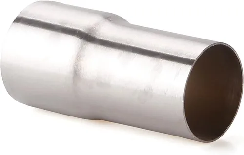 Vista 8 de BARTOO Adaptador universal de tubo de escape de 2.2 a 2.5 pulgadas, adaptador de tubo de escape, tubo adaptador de tubo de escape de acero