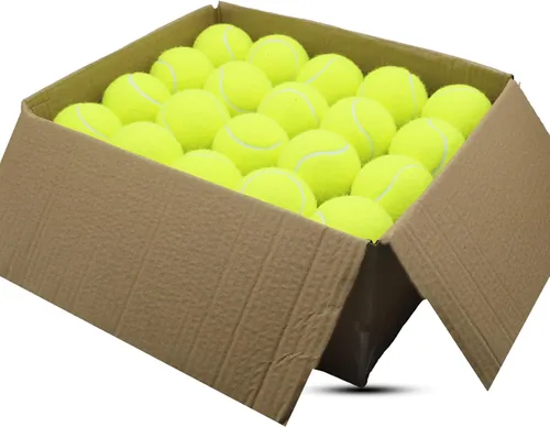 Vista 8 de SHYUJAJIE Pelotas de tenis, paquete de 40 pelotas de entrenamiento de tenis, pelotas de tenis de alta elasticidad para principiantes, pelotas