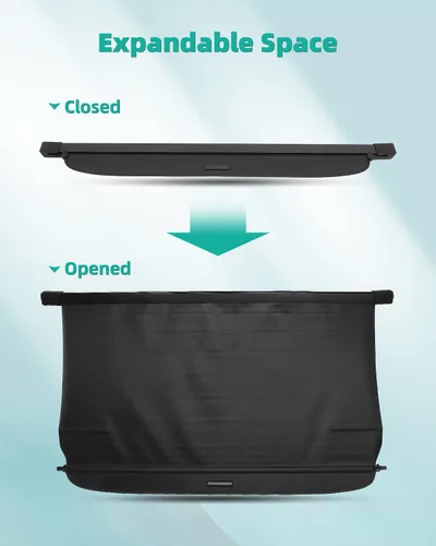 Vista 15 de SCITOO Funda de Carga 2011-2015 Compatible con Smart Fortwo 2008-2015 Compatible con Smart Fortwo 1.0L Funda Trasera Retráctil Mejorada con Aluminio