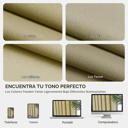 Vista 8 de Joydeco Cortinas opacas para dormitorio de 72 pulgadas de largo, 2 paneles de cortinas con aislamiento térmico para oscurecer la habitación