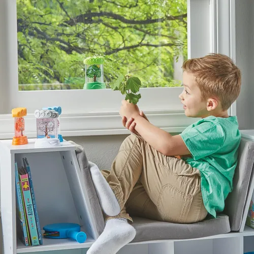 Vista 10 de hand2mind Tubos sensoriales para el cambio de estaciones, juguetes silenciosos para niños de 3 a 5 años, juguetes de ciencia meteorológica