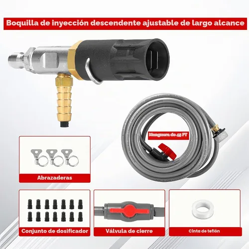Vista 7 de Lavadora a presión de inyección química de largo alcance ajustable