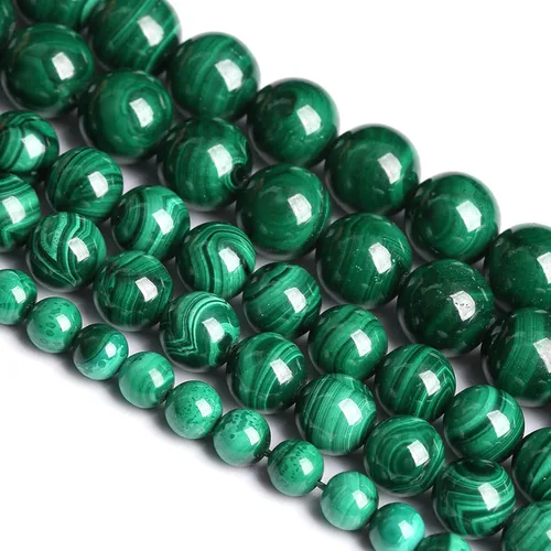 Vista 45 de 4MM 88 piezas de cuentas sueltas de piedra natural verde turquesa africana para hacer pulseras y collares de bricolaje