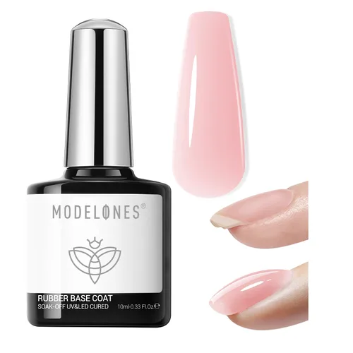 Vista 10 de modelones 2pcs 0.5 fl oz 10 in One X Nail Gel Pegamento Gel Base Coat Brush D-transparente-2