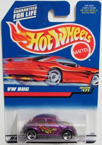 Vista 2 de HOT WHEELS VW BUG PURPLE #171