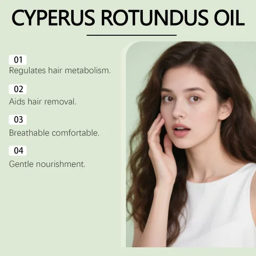 Vista 3 de 3PCS Cyperus Rotundus Hair Removal Care Oil Body Moisturizing Nourishing Hair Removal Care Oil 60ml