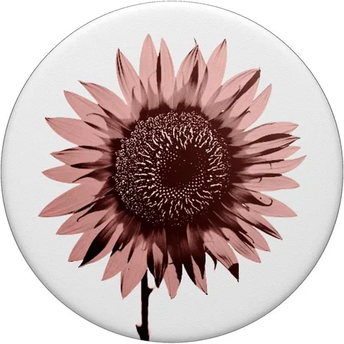 Vista 3 de Simple Flower - PopSockets PopGrip intercambiables de girasol rosa rosa