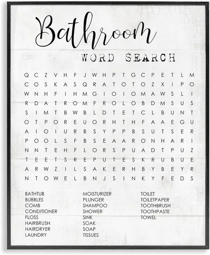 Vista 17 de Stupell Industries 'I See London and France Saying Bathroom Humor', arte giclée enmarcado, negro, 16 x 20 pulgadas, fácil de colgar y resistente