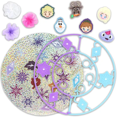 Vista 2 de Tara Toys Disney Frozen Snap N' Wear - Juego de anillos de actividad, kit de joyería para niños de más de 3 años
