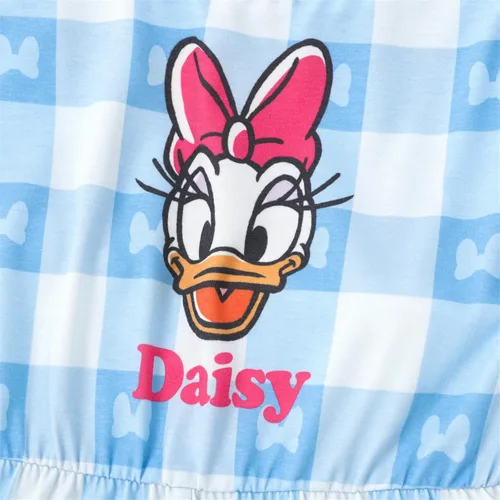 Vista 3 de Disney Ropa de verano para niña pequeña, mameluco floral, overol de verano para bebés