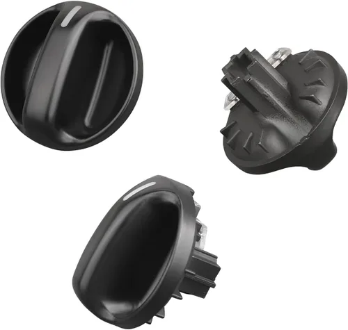Vista 3 de Osompar Perilla de control de clima CA compatible con Toyota Tundra 2000 2001 2002 2003 2004 2005 2006 reemplaza 55905-0C010, interruptor de perilla